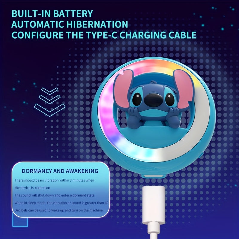 1pc Car Ambient Light Interior Decoration Vehicle Air Conditioner Car Aromatherapy Light Music Rhythm Light Air Vent Light Round Ornament Hanger Include 3 Pieces of Aromatherapy Tablets