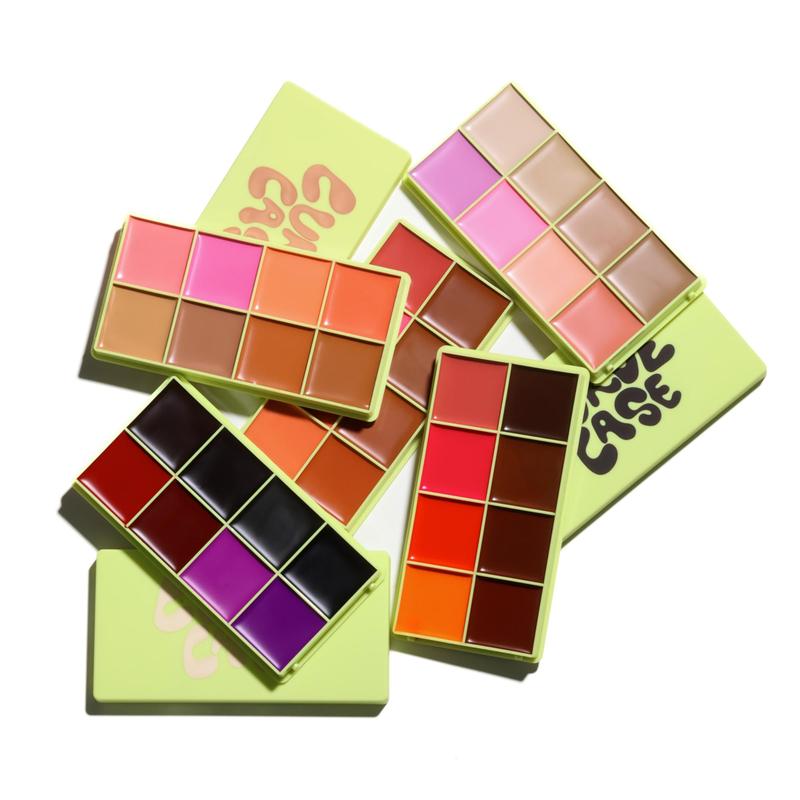 Curve Case Cream Palette & Curve Case Press'd Palette Duo, Makeup Palette Set, Makeup Kit Set Makeup Gift Set Makeup Bundle Box, Compact Makeup Palette, Cosmetic, Cosmetics Kit, Face Makeup Sets, Color