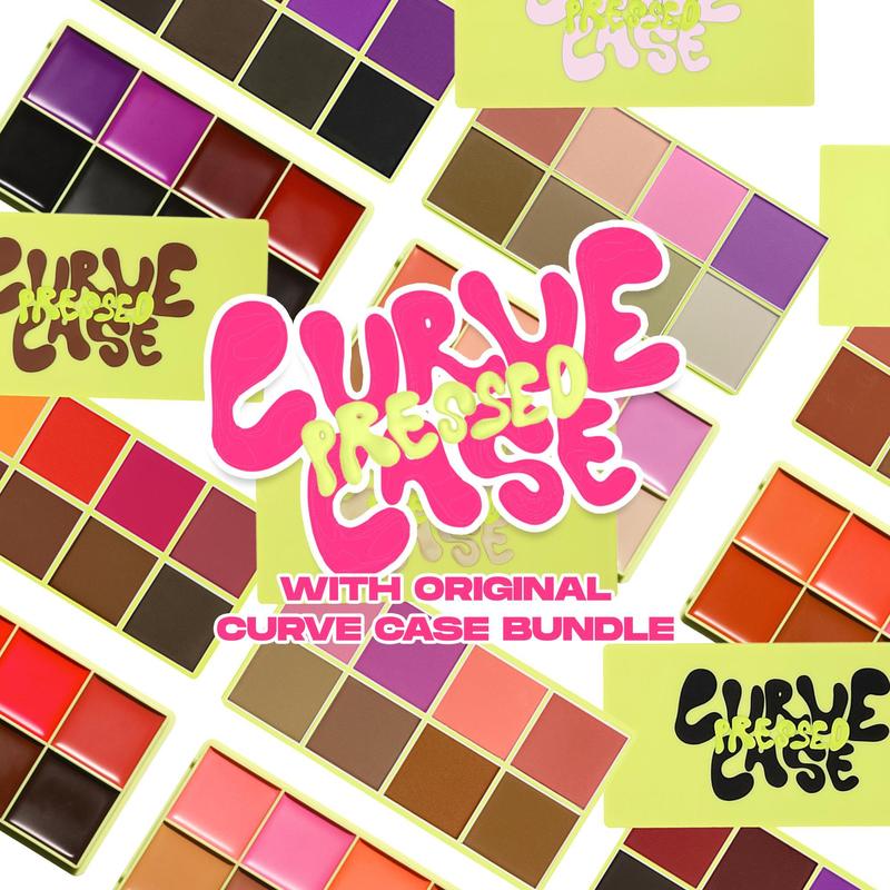 Curve Case Cream Palette & Curve Case Press'd Palette Duo, Makeup Palette Set, Makeup Kit Set Makeup Gift Set Makeup Bundle Box, Compact Makeup Palette, Cosmetic, Cosmetics Kit, Face Makeup Sets, Color