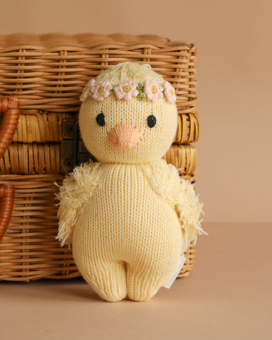 Cuddle + Kind Baby Duckling, Blush Floral
