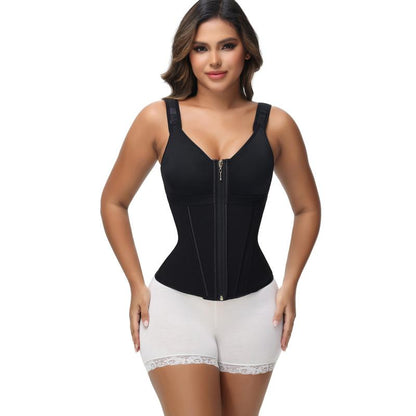 SHAPSHE Waist Shapewear for Women with Bra Tummy Control Girdle Workout Shapewear with Adjustable Shoulder Strap