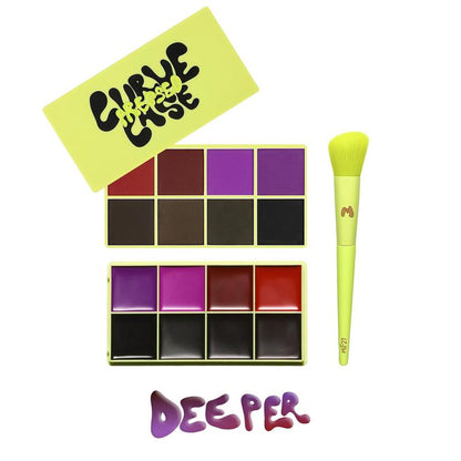 Curve Case Cream Palette & Curve Case Press'd Palette Duo, Makeup Palette Set, Makeup Kit Set Makeup Gift Set Makeup Bundle Box, Compact Makeup Palette, Cosmetic, Cosmetics Kit, Face Makeup Sets, Color