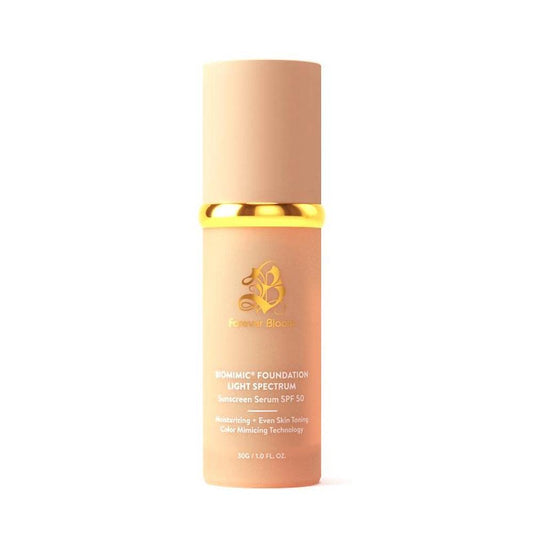 Bio Mimic Foundation Medium Spectrum by Forever Bloom; Protecting from Sun with SPF50; for Gym, Sports, Dancing