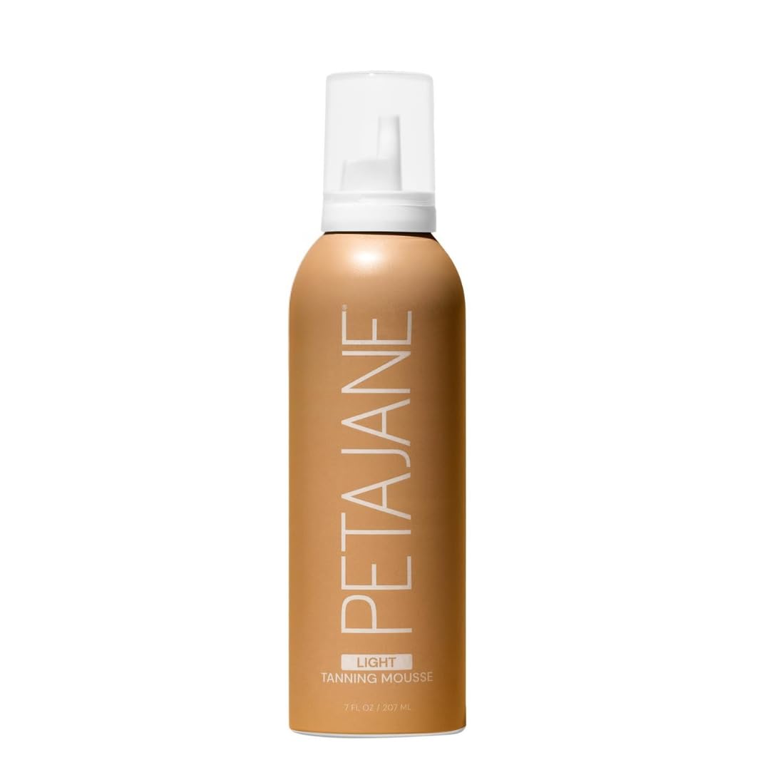 Dark Tanning Mousse 7oz - Made in the USA - Streak-Free, Lightweight, Non-Sticky, Fast-Absorbing, Vegan, Sunless Tanner for All Skin Types