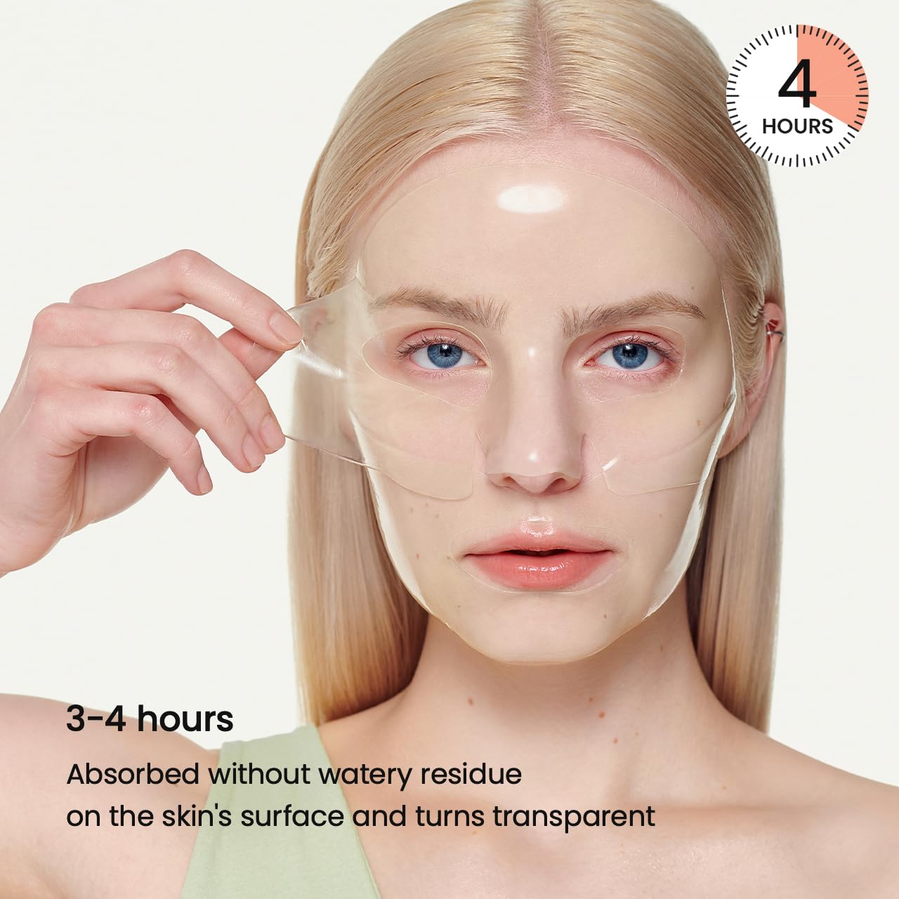 Bio-Collagen Real Deep Mask, Hydrating Overnight Hydrogel Mask, Pore Minimizing, Elasticity Improvement, Korean Skincare | 1.19oz(34g) x 4ea