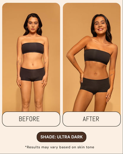 Dark Tanning Mousse 7oz - Made in the USA - Streak-Free, Lightweight, Non-Sticky, Fast-Absorbing, Vegan, Sunless Tanner for All Skin Types