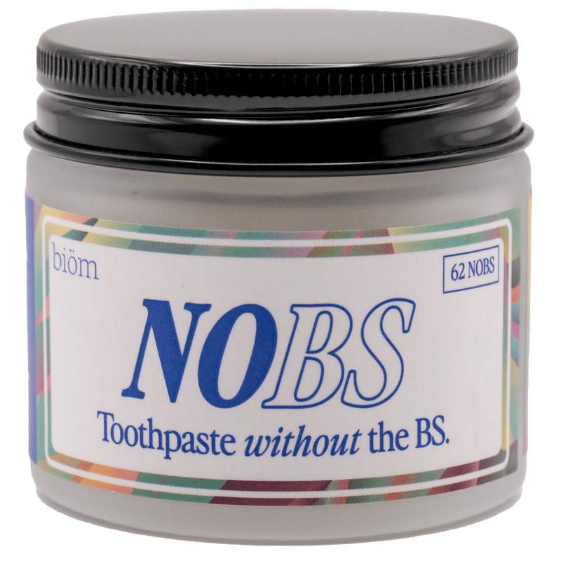 NOBS Toothpaste Tablets - Nano Hydroxyapatite, Fluoride Free, Plastic Free, Eco & Travel Friendly - Remineralize with NHA