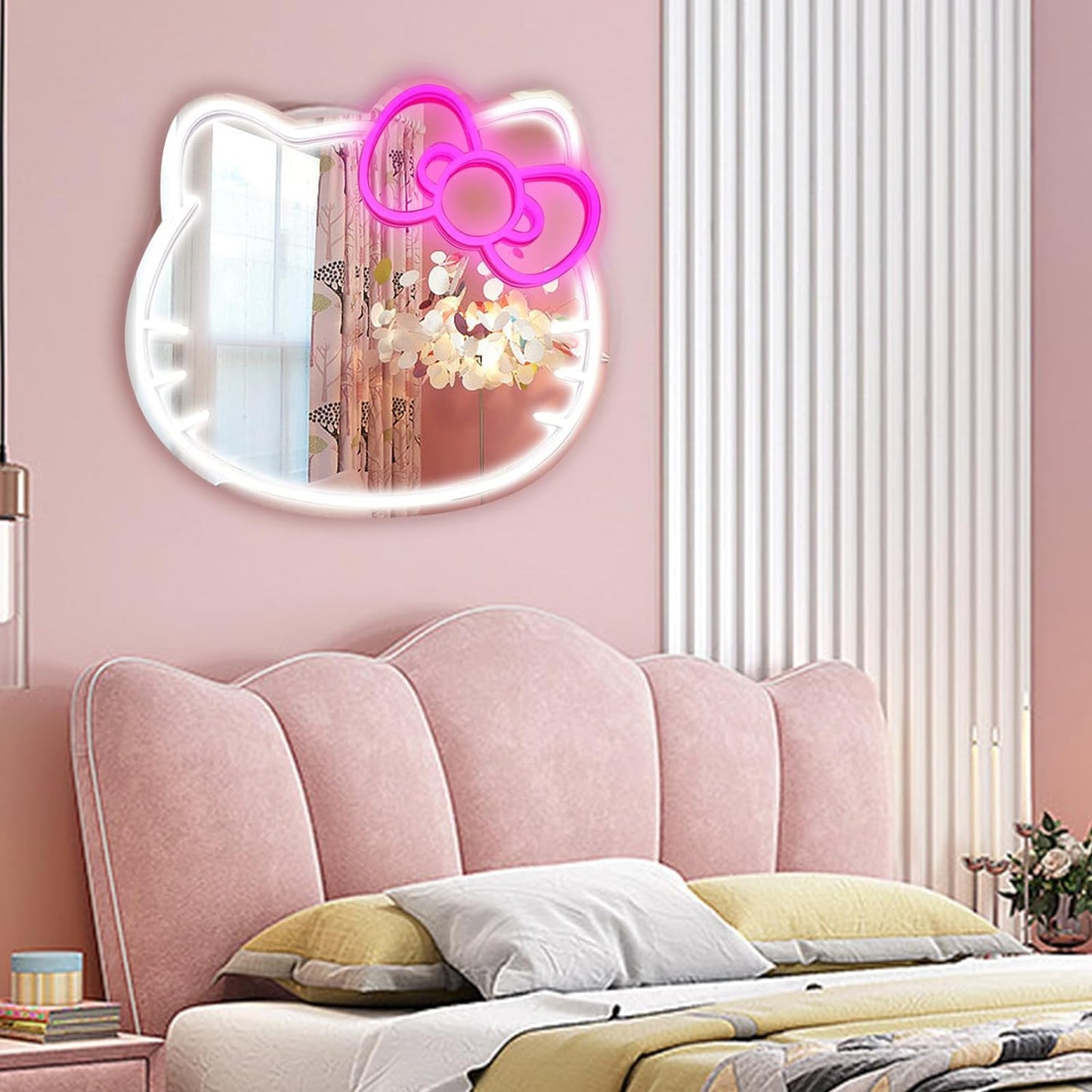 Hello Kitty Mirror Neon Sign