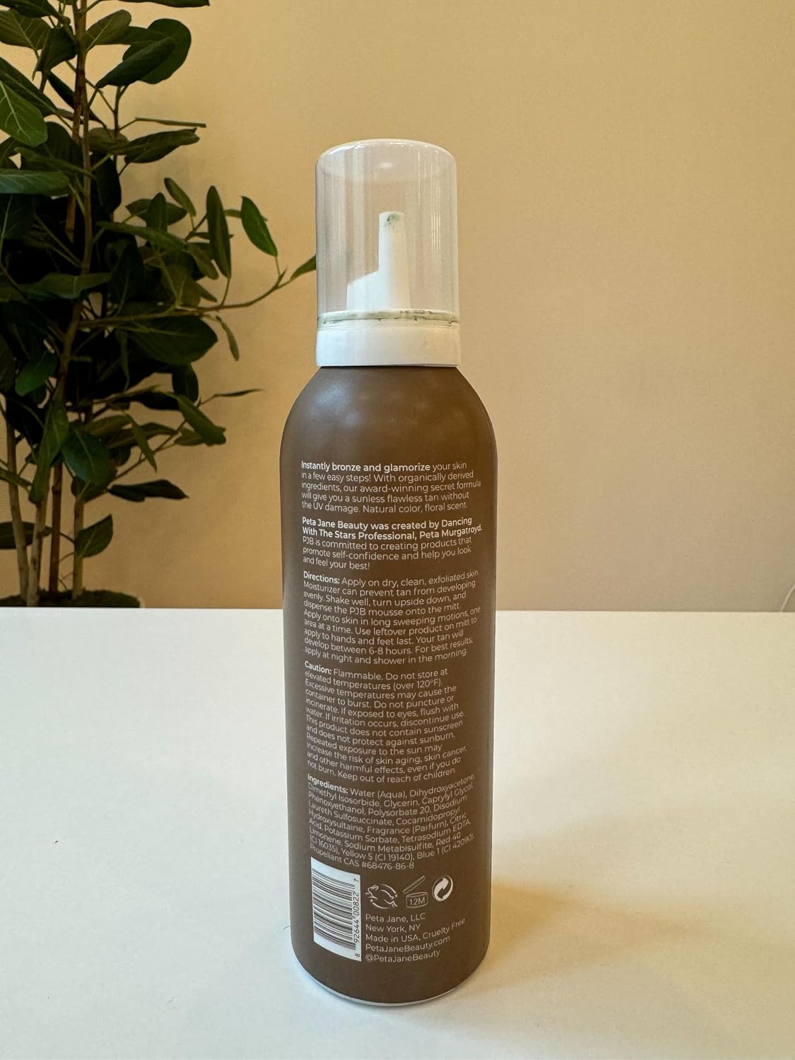 Dark Tanning Mousse 7oz - Made in the USA - Streak-Free, Lightweight, Non-Sticky, Fast-Absorbing, Vegan, Sunless Tanner for All Skin Types