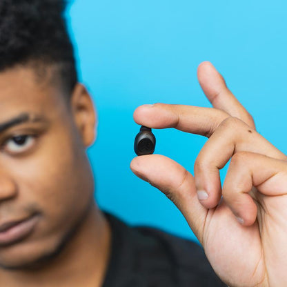 JLab JBuds Mini Earbuds - Smallest Bluetooth Earphones, IP55 Splash/Dust Proof, Custom EQ, Customizable Touch Controls, Safety Be Aware Mode, 20HR Battery Life, Earbuds For Sleeping,  Android iPhone