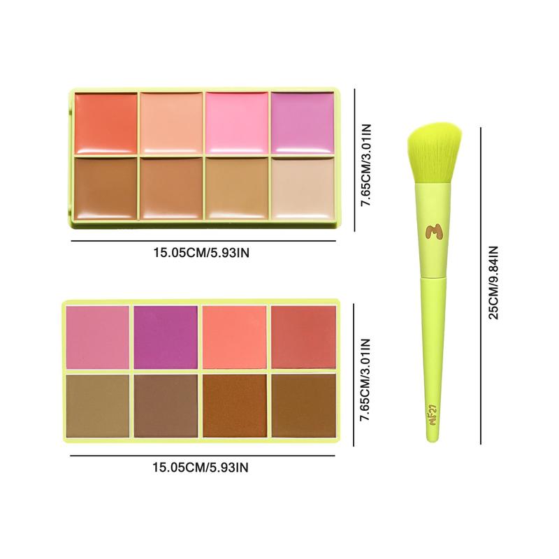 Curve Case Cream Palette & Curve Case Press'd Palette Duo, Makeup Palette Set, Makeup Kit Set Makeup Gift Set Makeup Bundle Box, Compact Makeup Palette, Cosmetic, Cosmetics Kit, Face Makeup Sets, Color