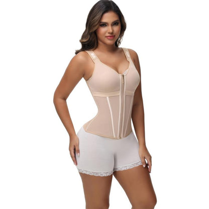 SHAPSHE Waist Shapewear for Women with Bra Tummy Control Girdle Workout Shapewear with Adjustable Shoulder Strap