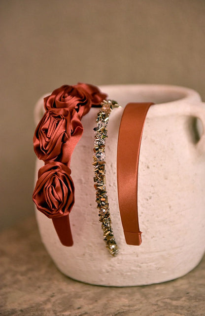 1" Ultracomfort Headband - Silk Charmeuse