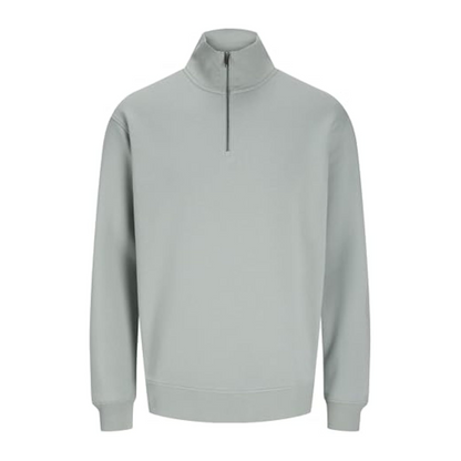 Male Sweatshirt with Half Zip Plain Sweatshirt with Half Zip